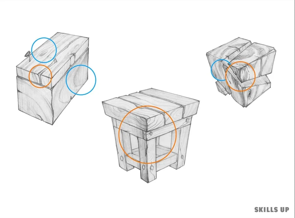 Darya Kostomarova's work, Basic Drawing course.
