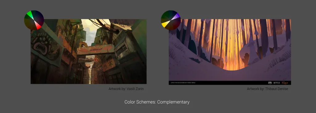 Another combination of red and green — this time in the modern illustration by Vasily Zorin