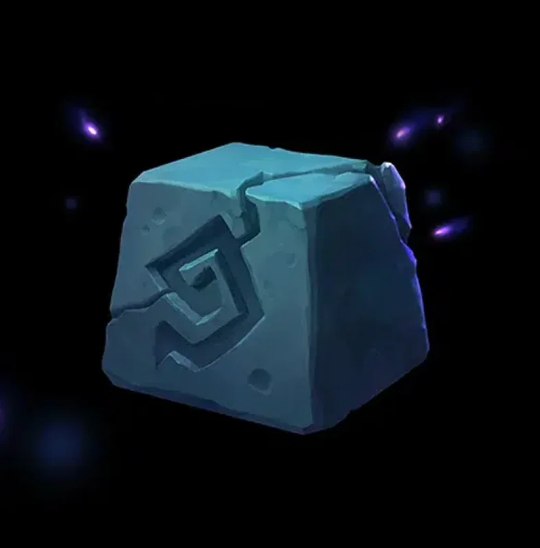 How to draw a stone in a stylized form