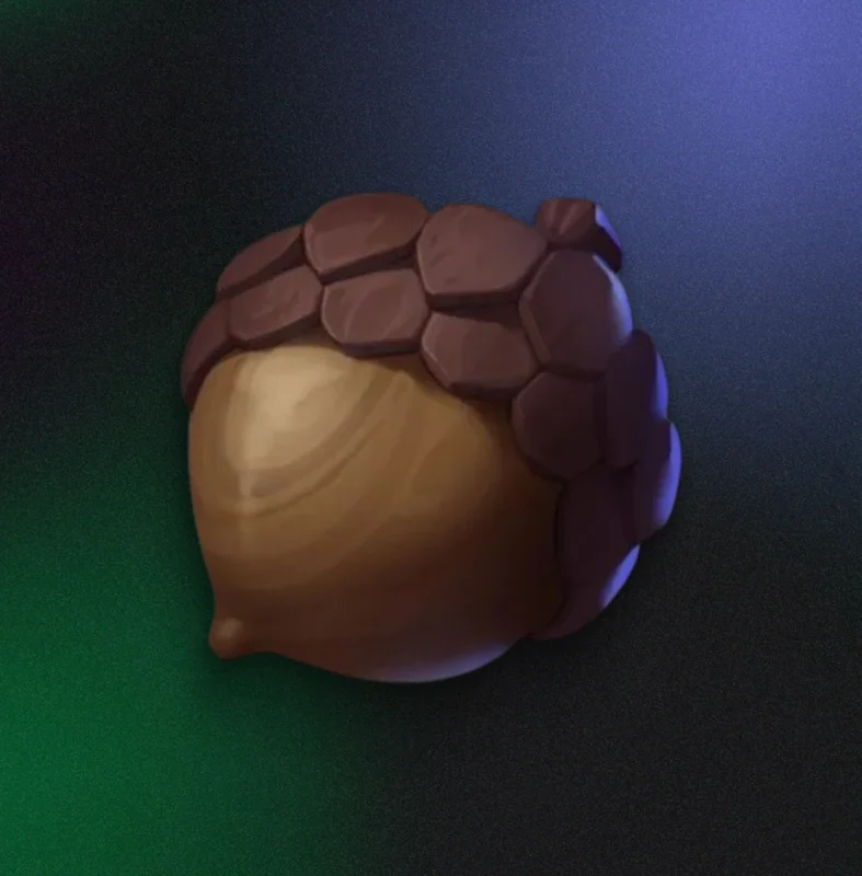 How to draw a nut