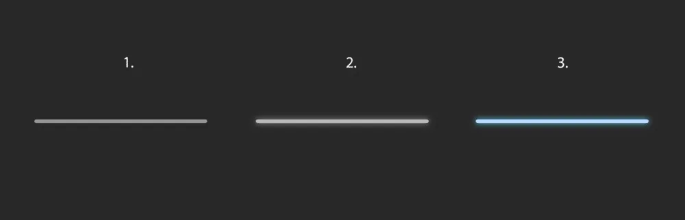 How to draw glowing lines: