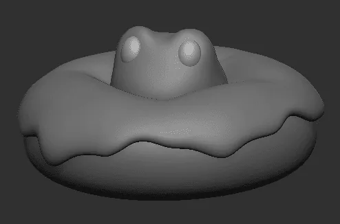 Eyes for the frog