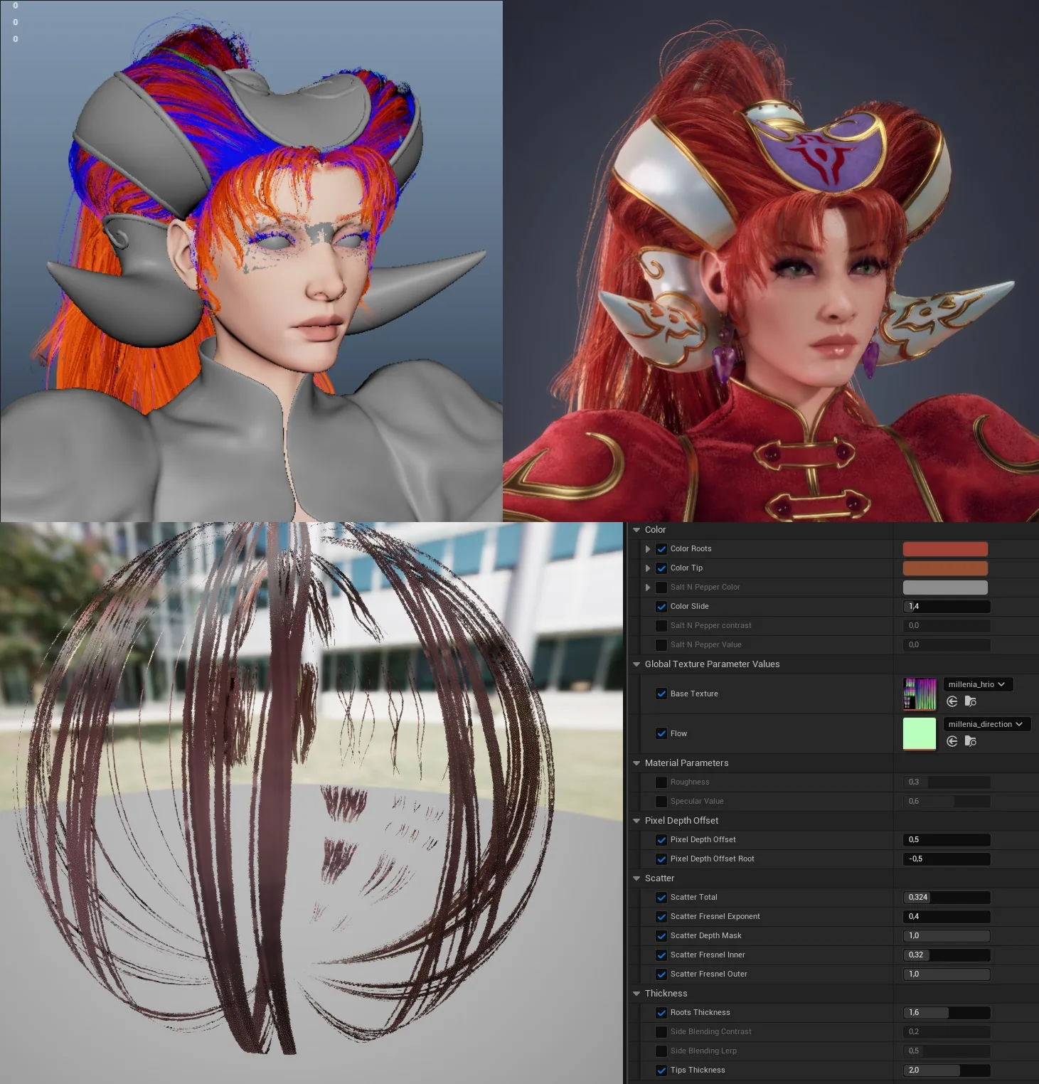 Создание фан-арта Миллиenia из Grandia 2 с использованием ZBrush & Substance 3D — изображение 10