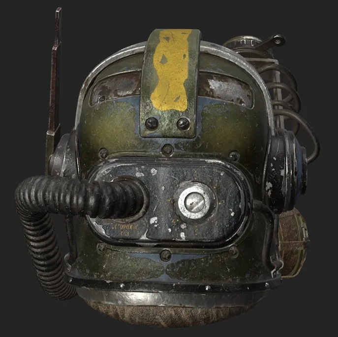 Создание детального шлема по мотивам Fallout с использованием Substance 3D — изображение 22