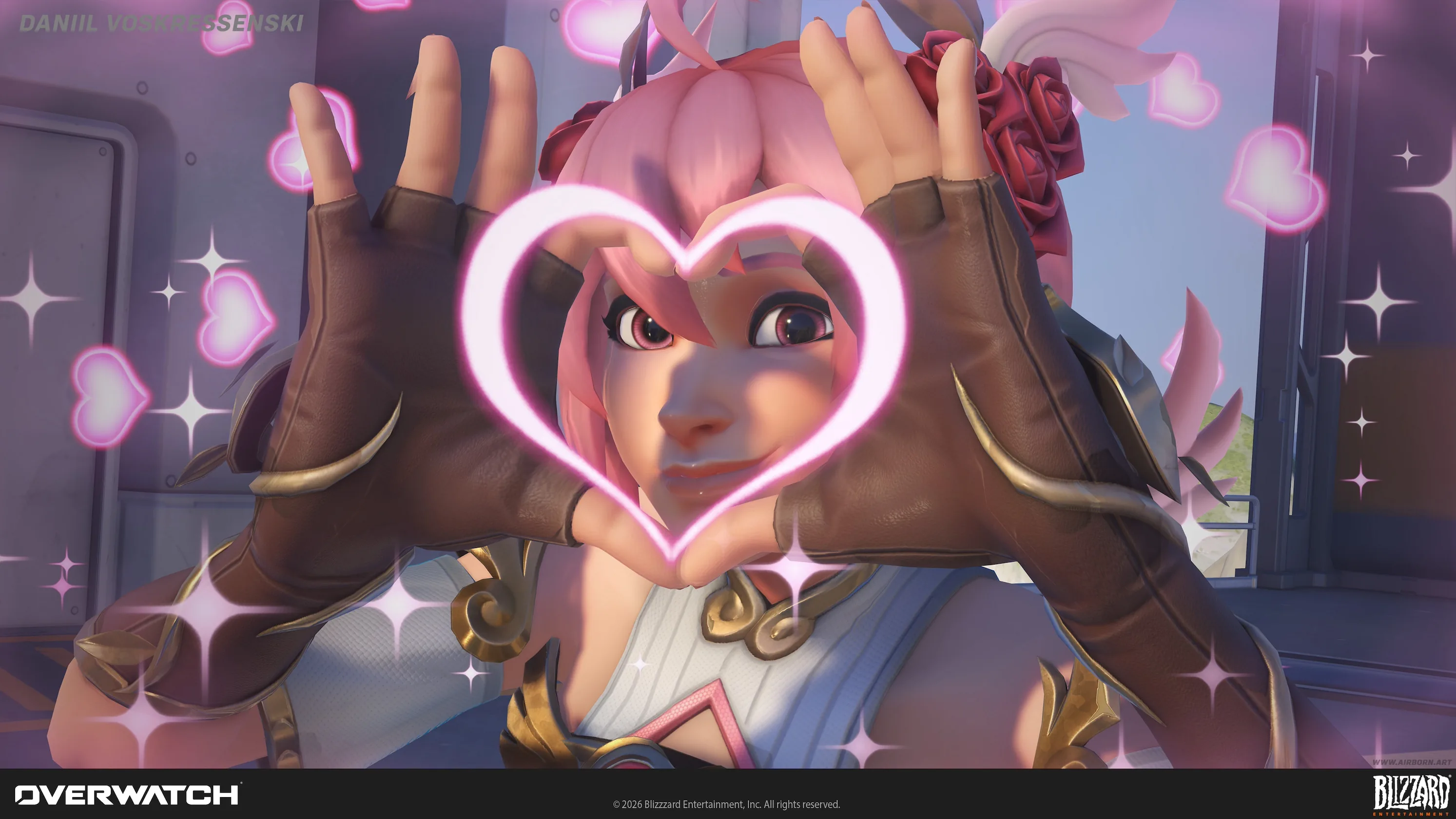 3D Character Artist Shares His Work for the Kiriko Cupid Character Skin in Overwatch — изображение 1