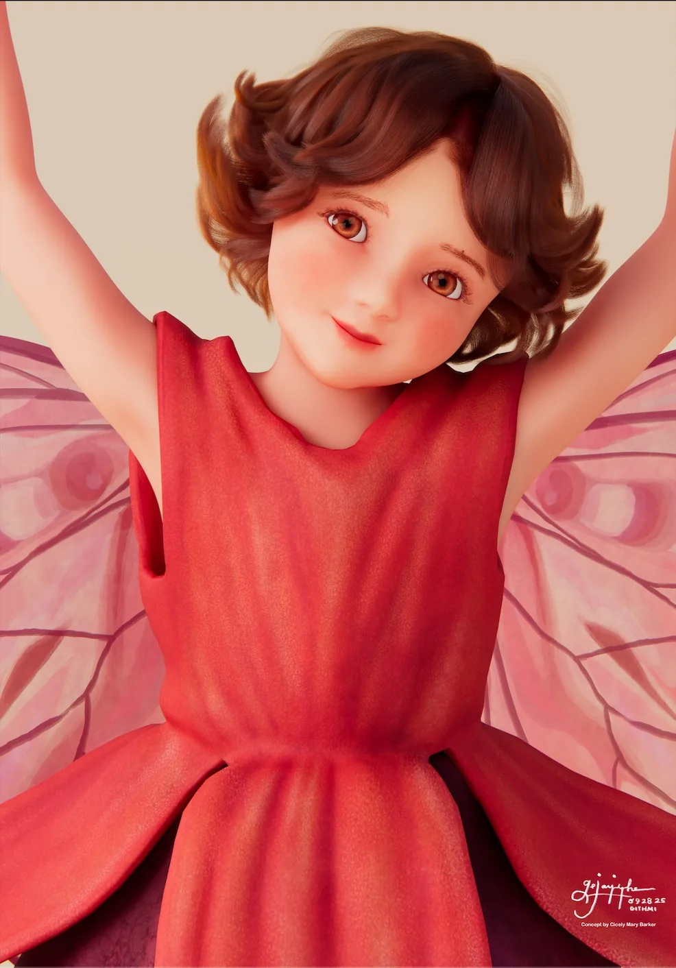 Превращение иллюстрации из книги сказок в 3D-персонажа — изображение 1