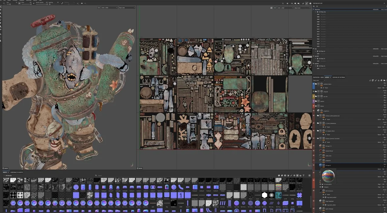 A Lovecraftian Take on BioShock's Big Daddy in 3D - изображение 7
