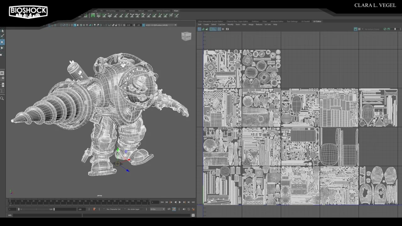 A Lovecraftian Take on BioShock's Big Daddy in 3D — изображение 6