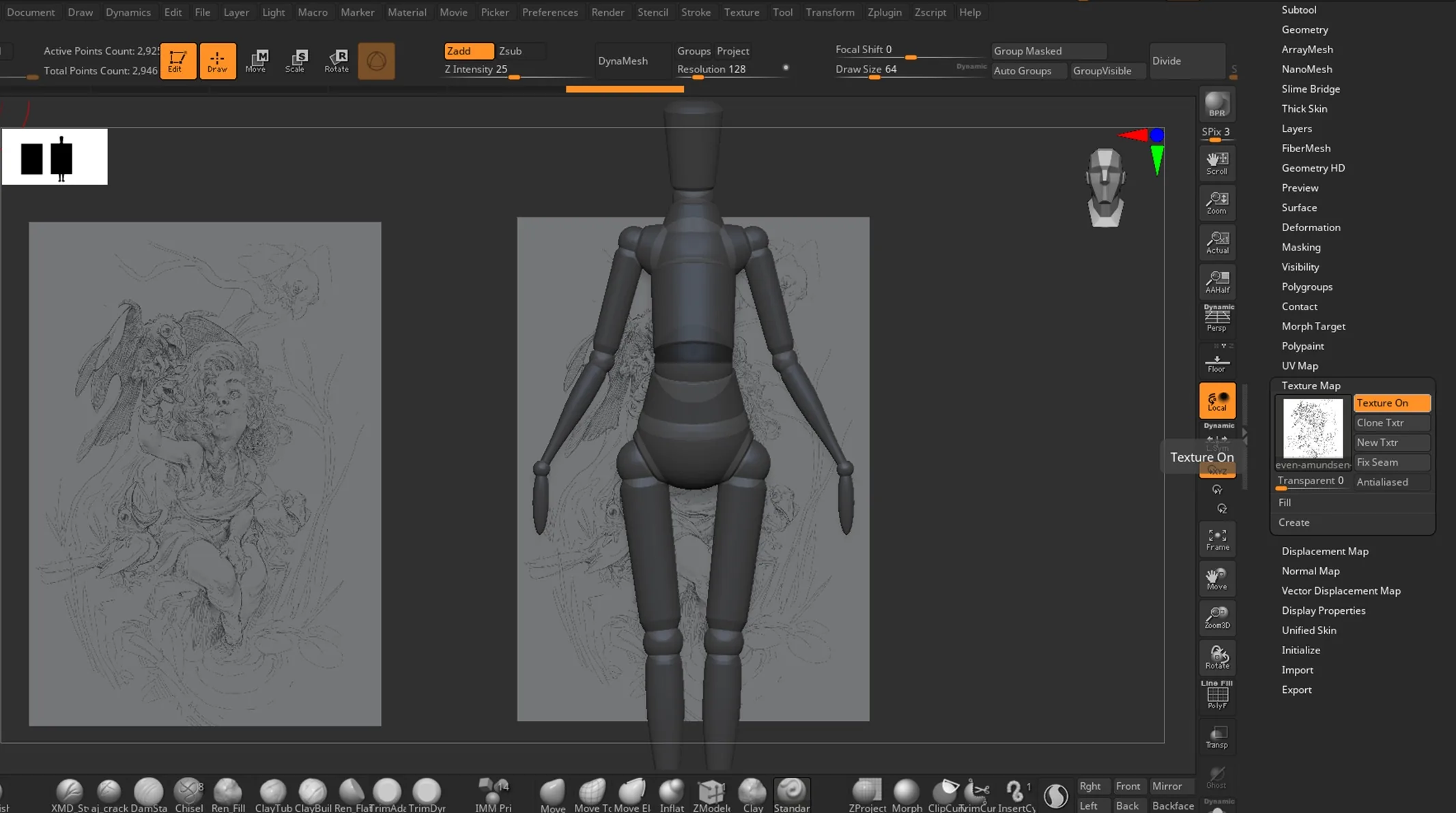 From Model to ZBrush Splash Screen: - изображение 6