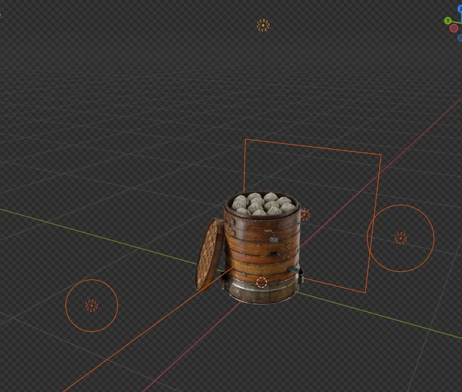 Создание китайской бамбуковой пароварки для приготовления пельменей в 3D — изображение 20