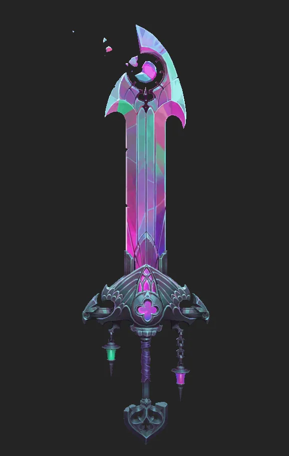 Learn to Make Hand-Painted Gothic Sword in Blender - изображение 15