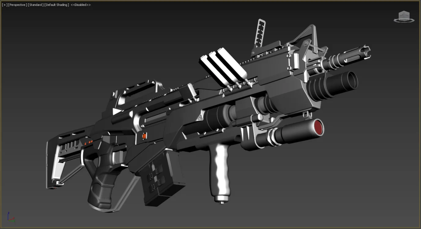 Modeling Assault Rifle в 3DS Max - изображение 4