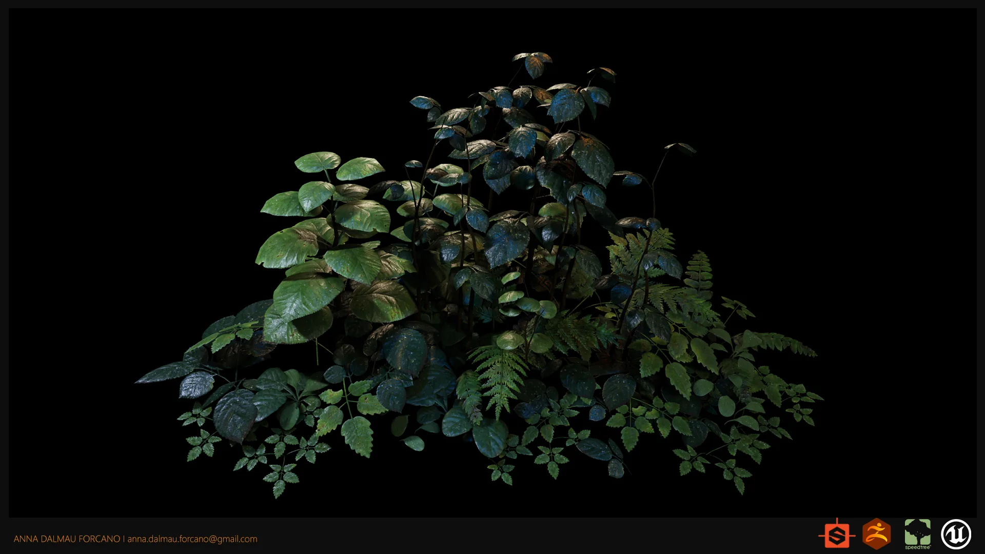 Как создать реалистичную листву с помощью ZBrush, SpeedTree и Substance 3D — изображение 2