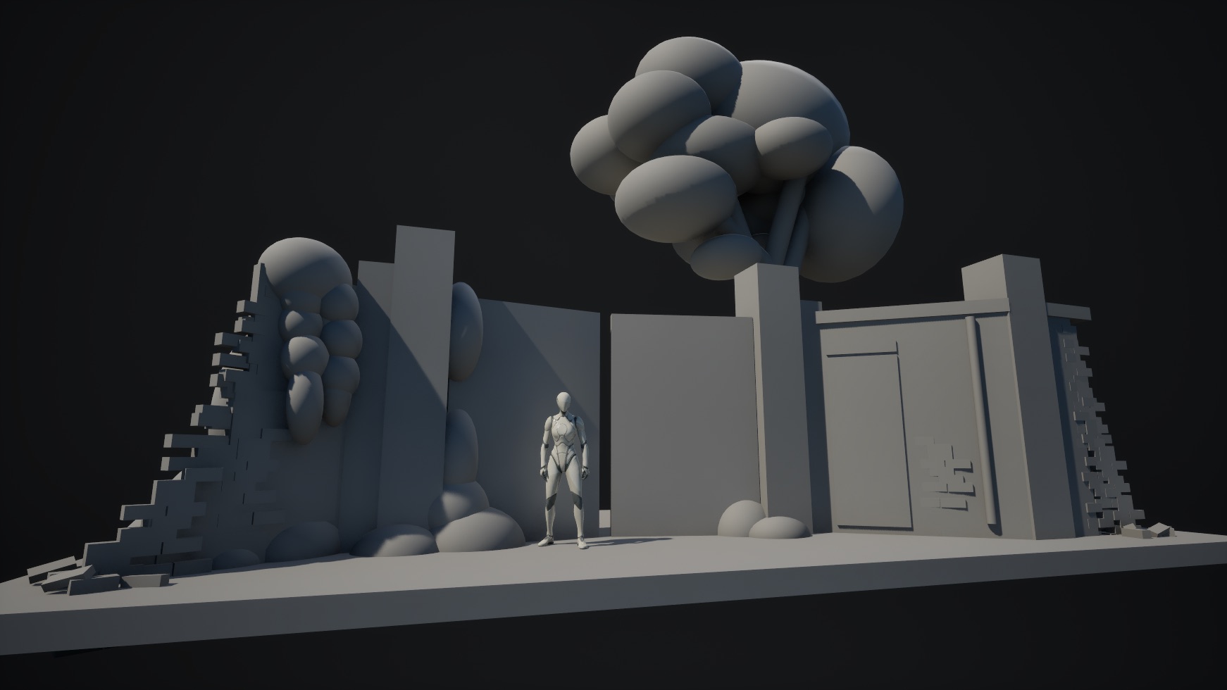 Создание диорамы реалистичных ржавых ворот с использованием ZBrush и Unreal Engine — изображение 4