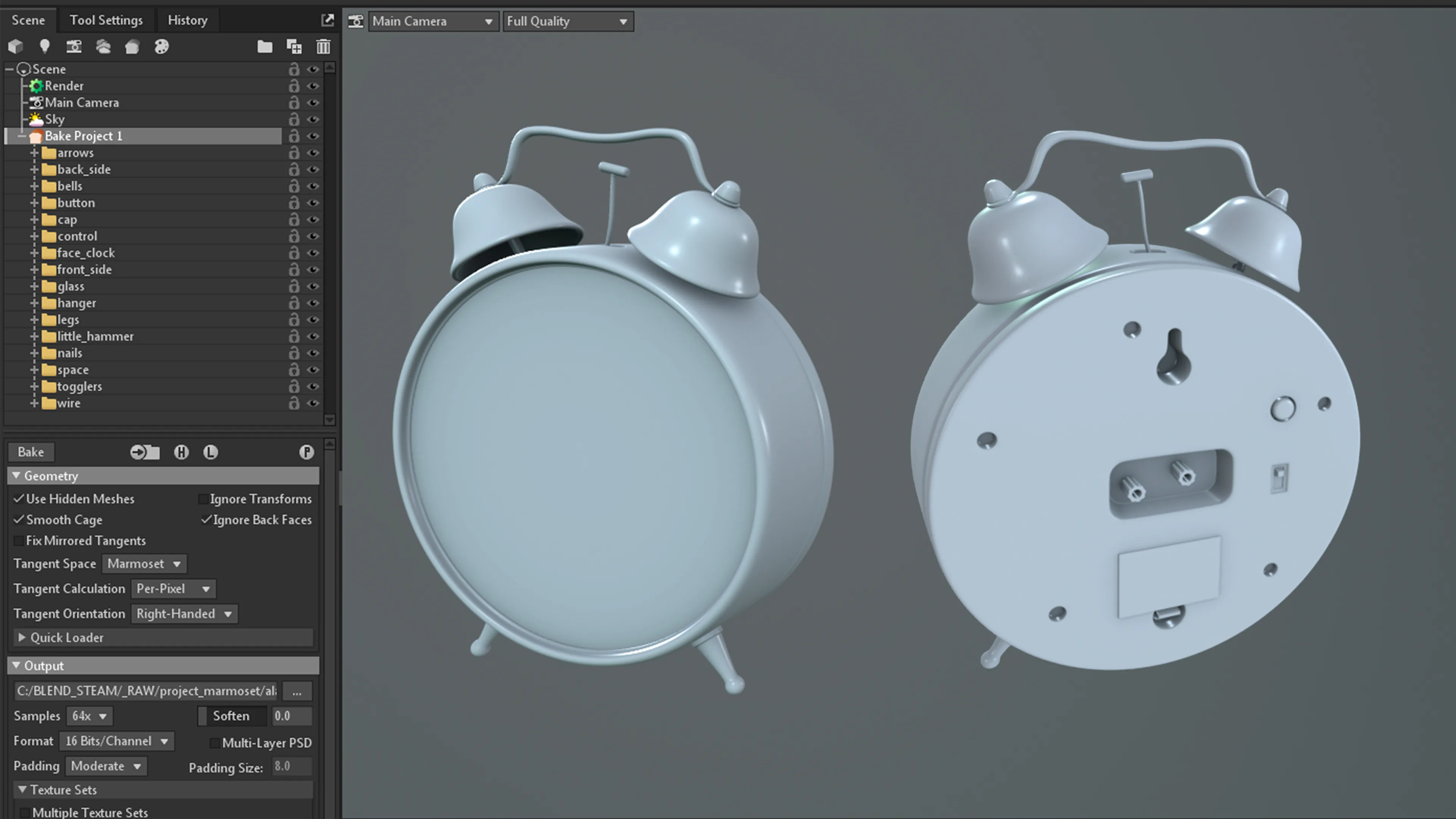 Создание будильника с износом в Blender & Substance 3D — изображение 5