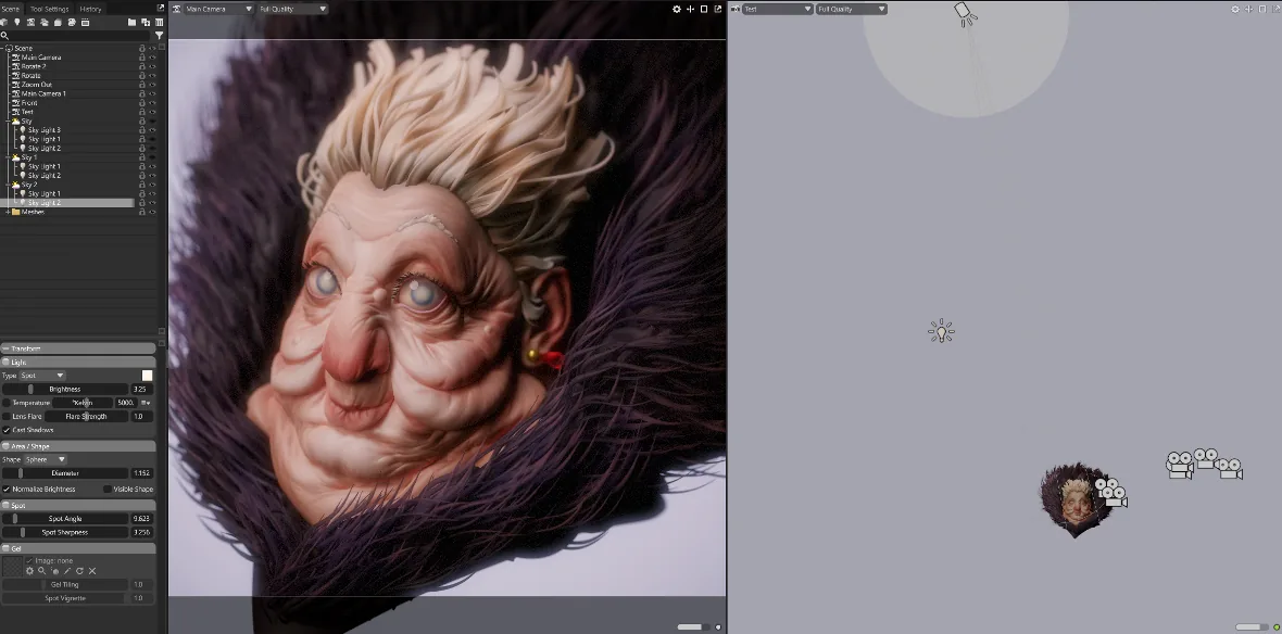 Воссоздание персонажа Ходячего замка Хаула с помощью ZBrush и Marmoset Toolbag — изображение 10