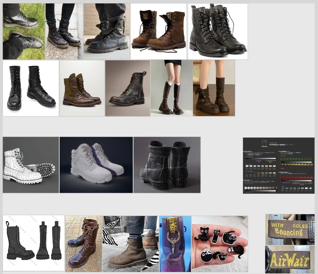 Как смоделировать и текстурировать пару ботинок Dr. Martens в Blender — изображение 3
