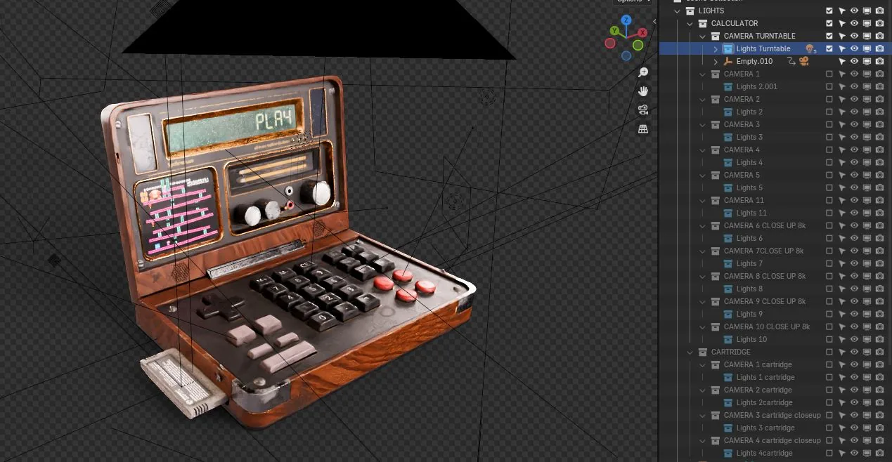Создание воображаемого устройства в стиле ретро с помощью Blender & Substance 3D — изображение 11