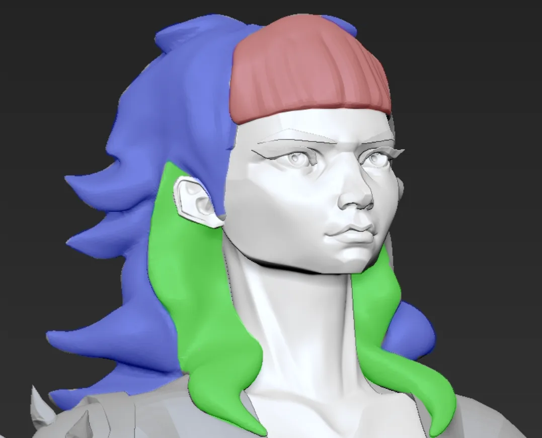 Sculpting Edgy Female Rock Star Character Bust In 3D - изображение 9