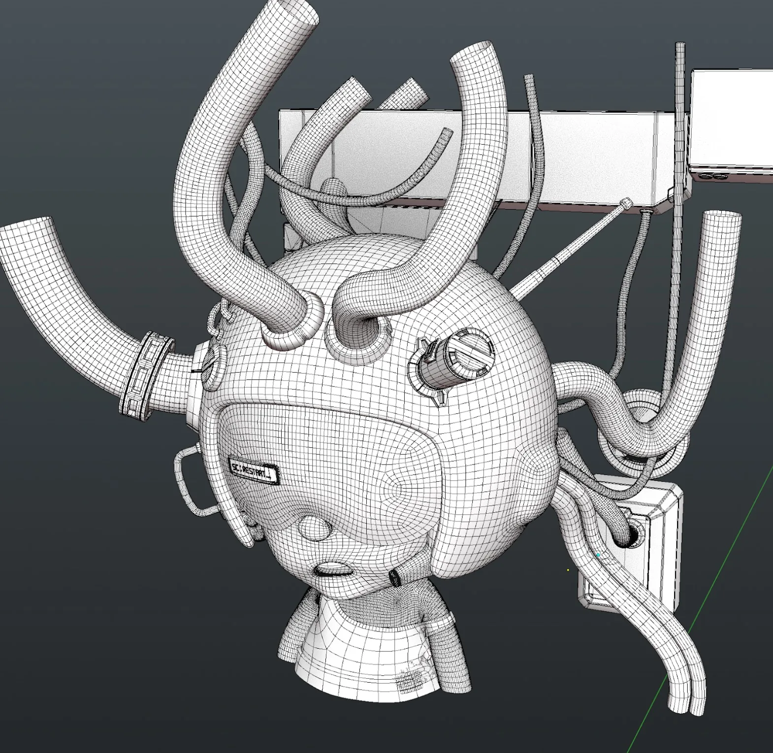 Переосмысление 2D-концепции в трёх измерениях с помощью Blender & Substance 3D — изображение 6