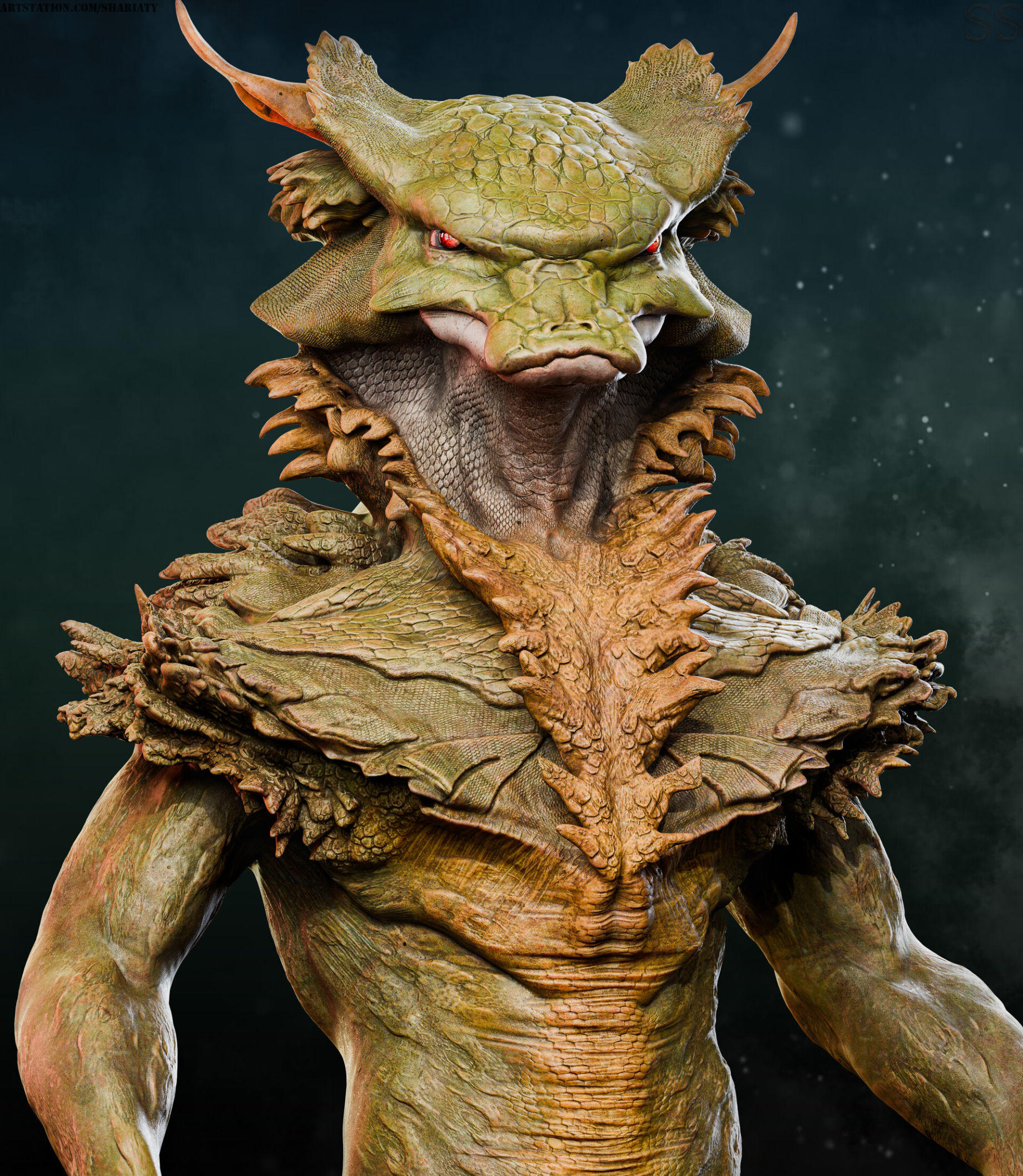 3D Character Artist Shares a Funny Painting-Like Model of a Viking with a Dragon - изображение 3