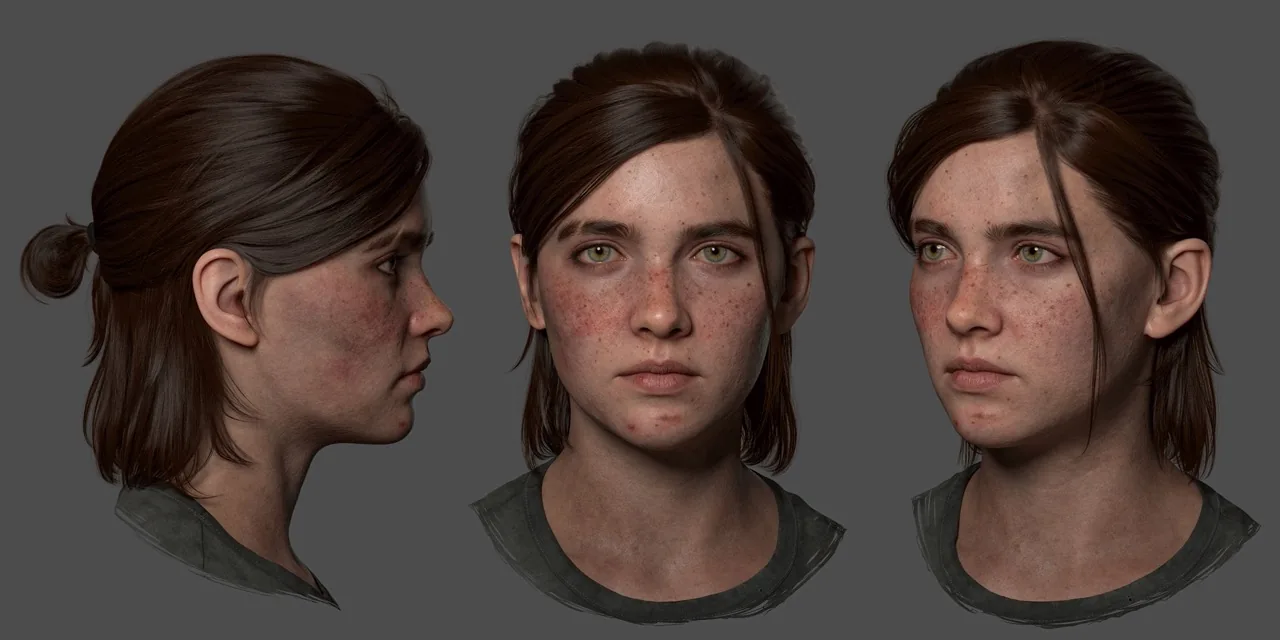 Превращение Элли из The Last of Us Part II в детализированный 3D-портрет — изображение 5