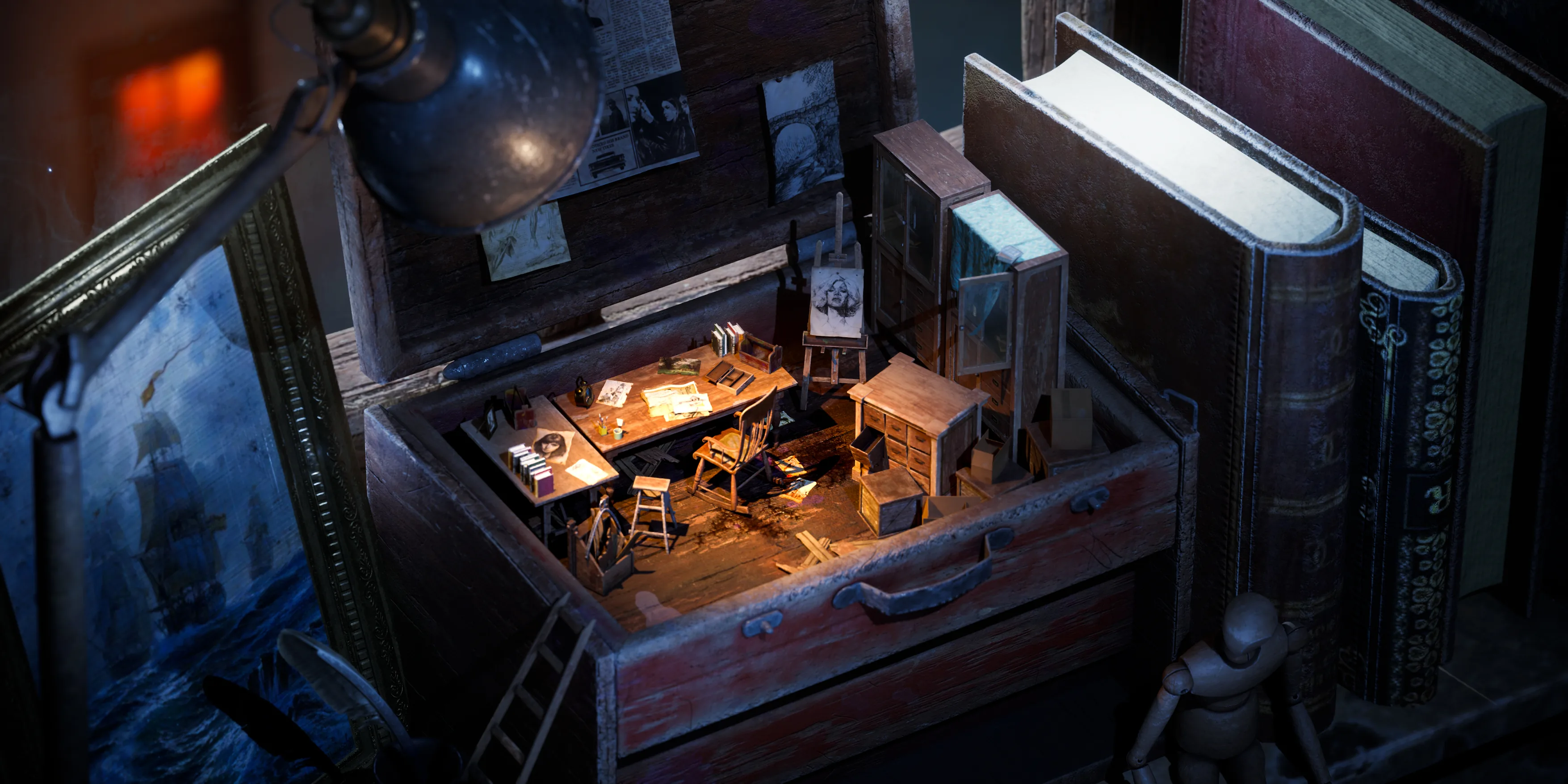 Creating Resident Evil-Inspired Attic Scene with Substance 3D & UE5 - изображение 7