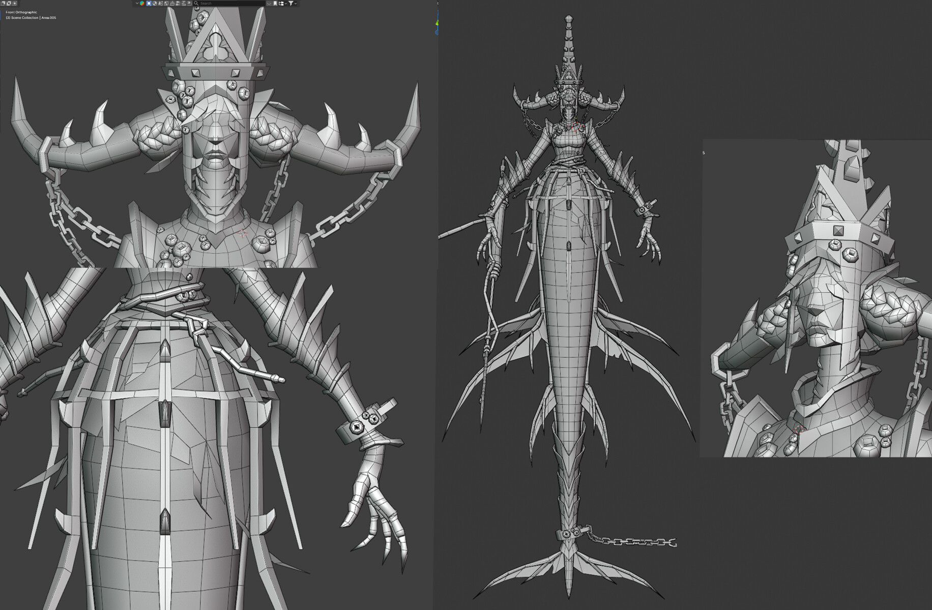 Эта 3D-русалка выглядит очень очаровательной и могущественной - изображение 4