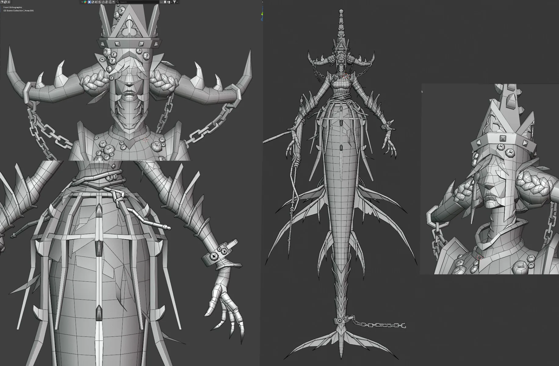 Эта 3D-русалка выглядит очень очаровательной и могущественной - изображение 4