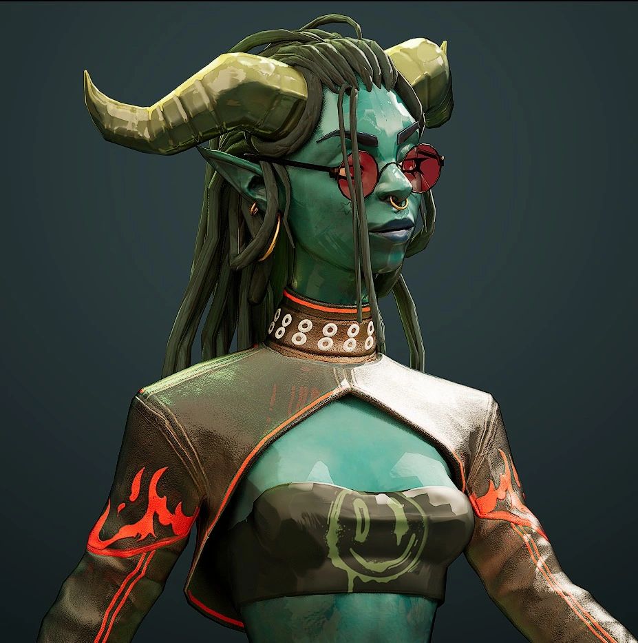3D Character Artist Shares Work in Progress of a Cool Character with Horns — изображение 1