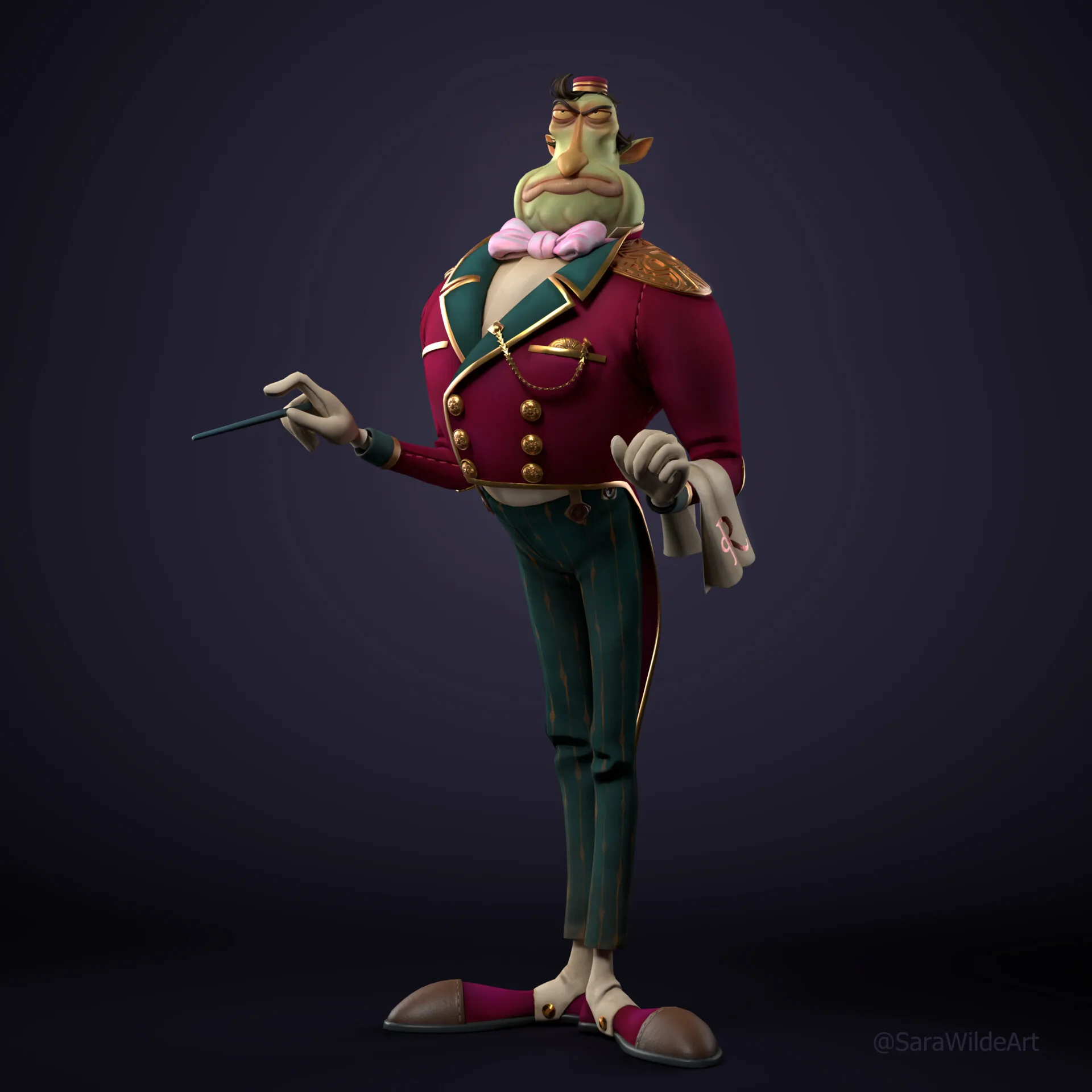 Взгляните на этого персонажа из Dishonored 2, скульптурированного и раскрашенного в ZBrush - изображение 6