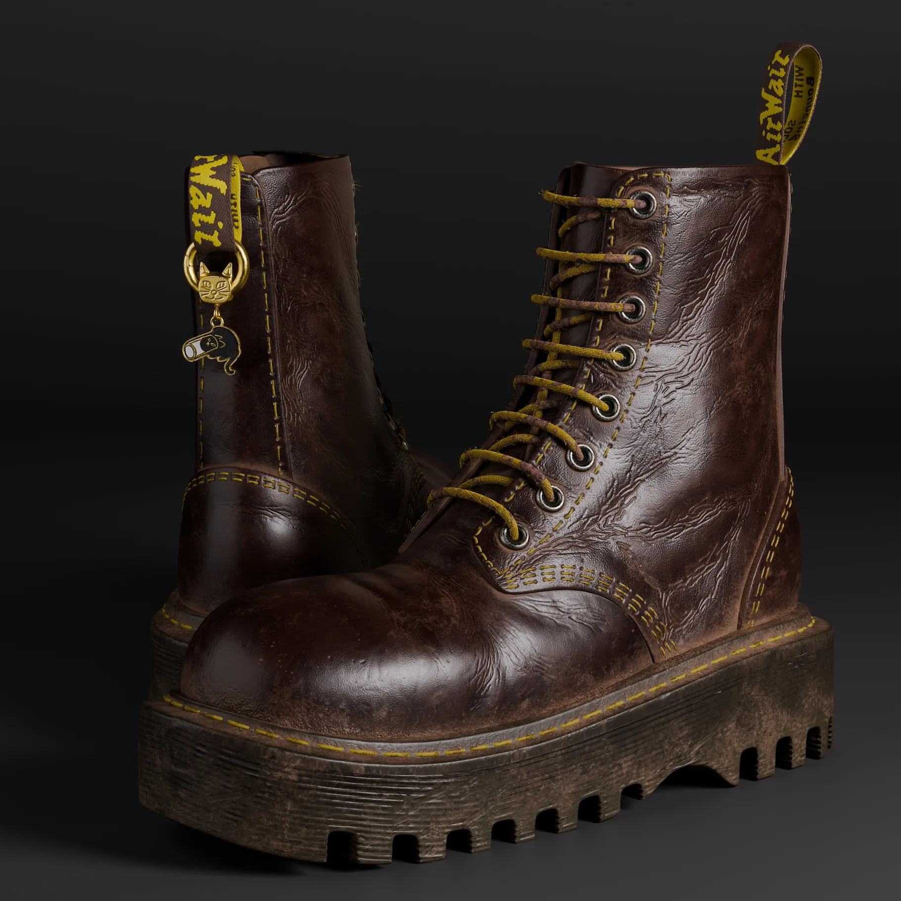 Как смоделировать и текстурировать пару ботинок Dr. Martens в Blender — изображение 1