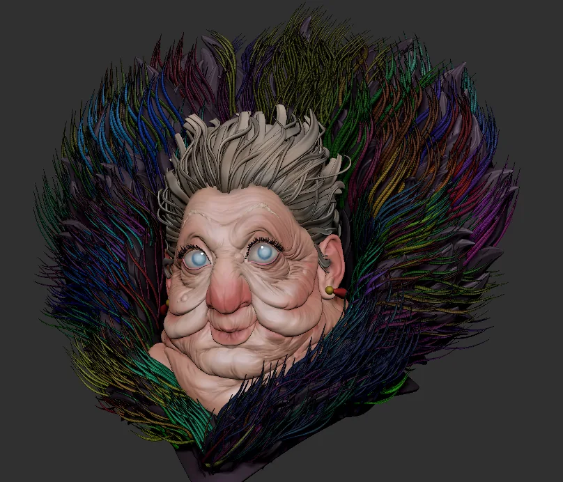 Воссоздание персонажа из Ходячего замка Хаула с помощью ZBrush и Marmoset Toolbag — изображение 6
