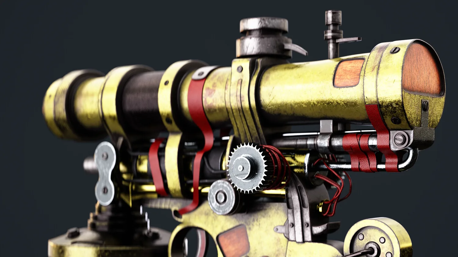 Learn Hard-Surface Modeling & PBR Texturing with This Steampunk Cannon Prop - изображение 2