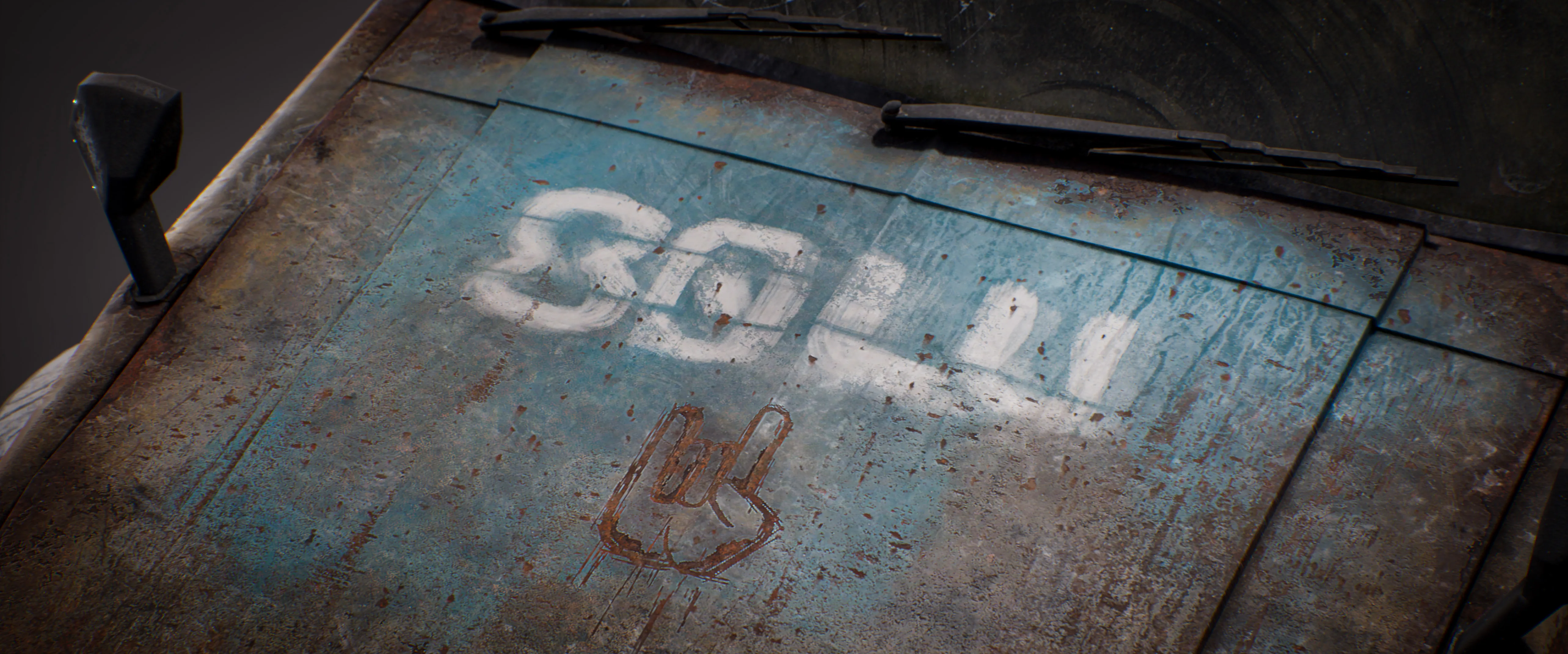 Telling the Story of Abandoned Toyota Corolla E70 in 3D - изображение 16