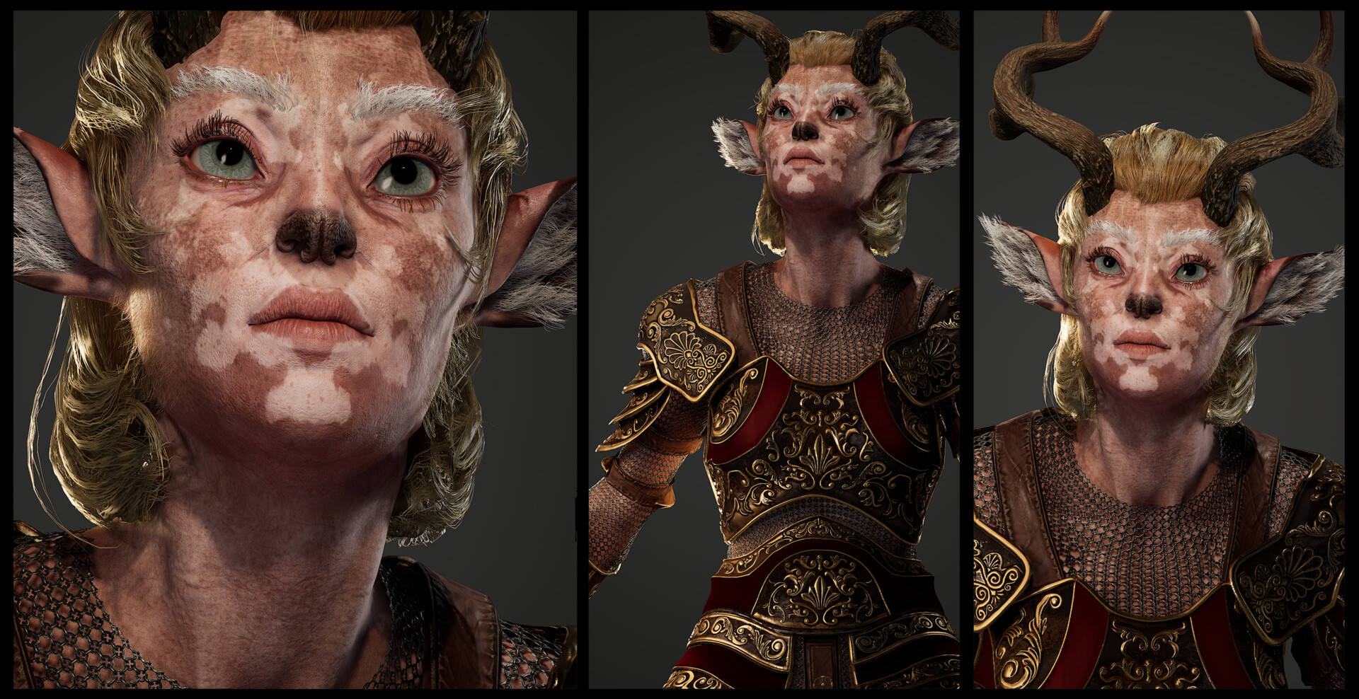 3D Character Artist Shares Work in Progress of a Cool Character with Horns — изображение 3