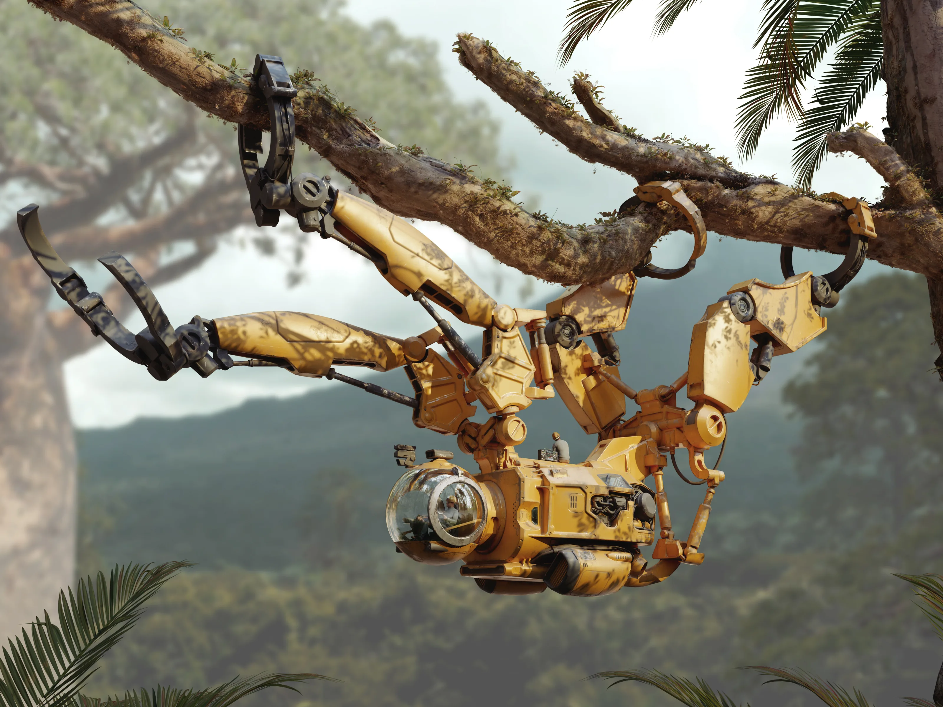Создание механического ленивца в Blender и Substance 3D Painter - изображение 12