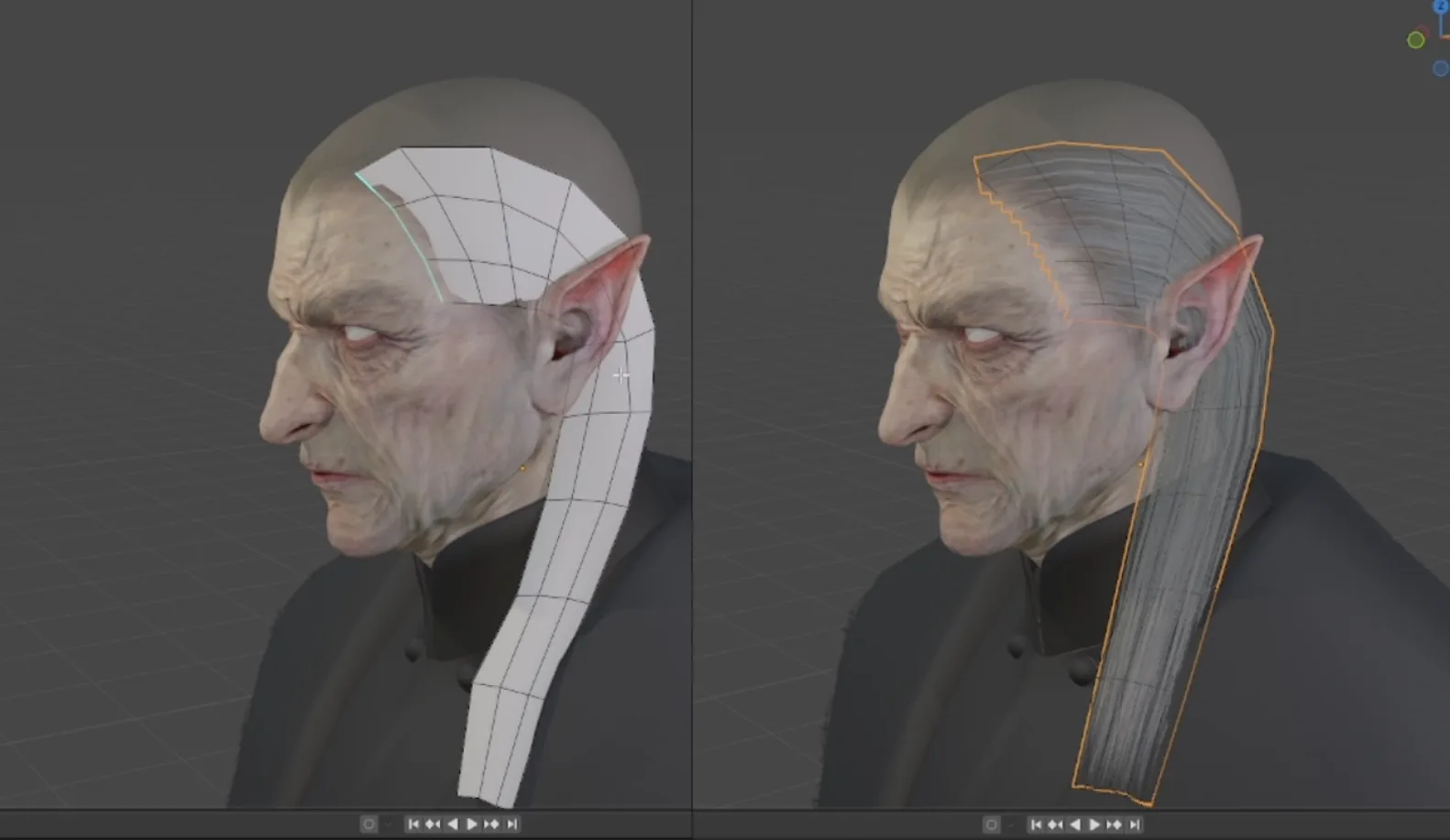 How to Sculpt and Texture the Skin of a Realistic and Mysterious Old Vampire - изображение 13