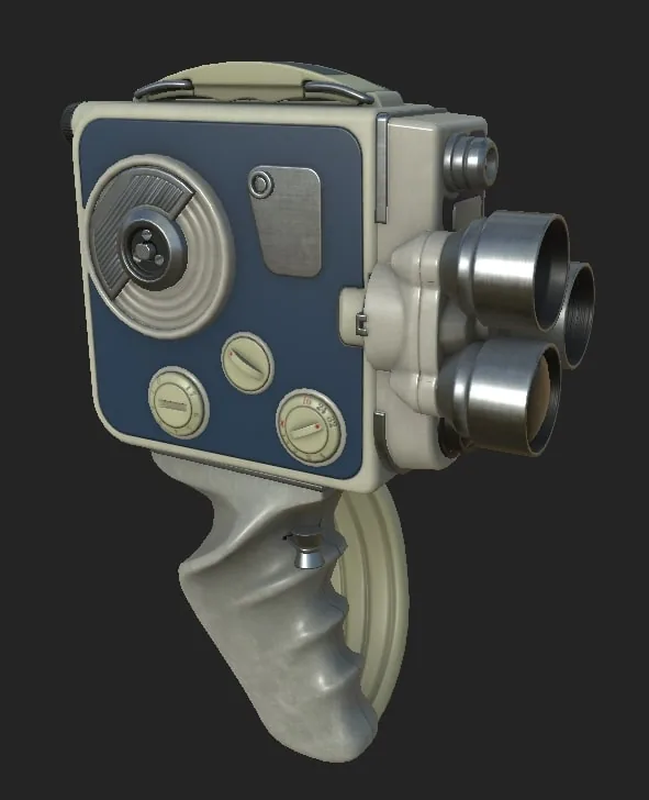 Создание винтажной камеры в Blender и Substance Painter — изображение 13