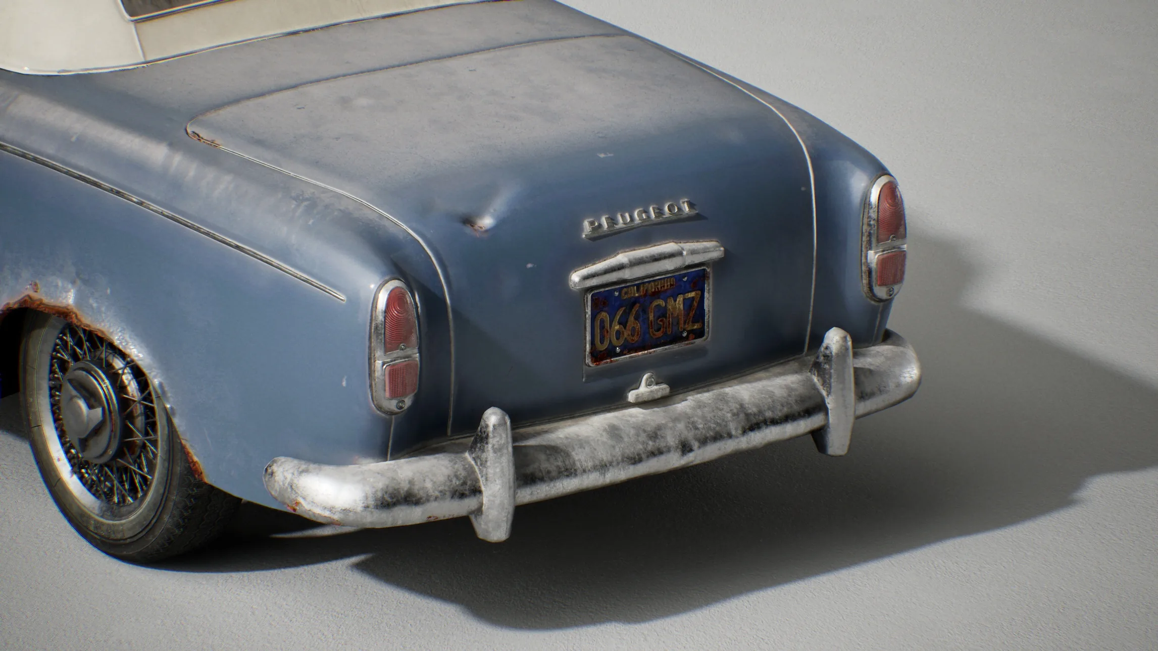 Создание готового к игре Peugeot 403 с использованием Unreal Engine & Substance 3D - изображение 4