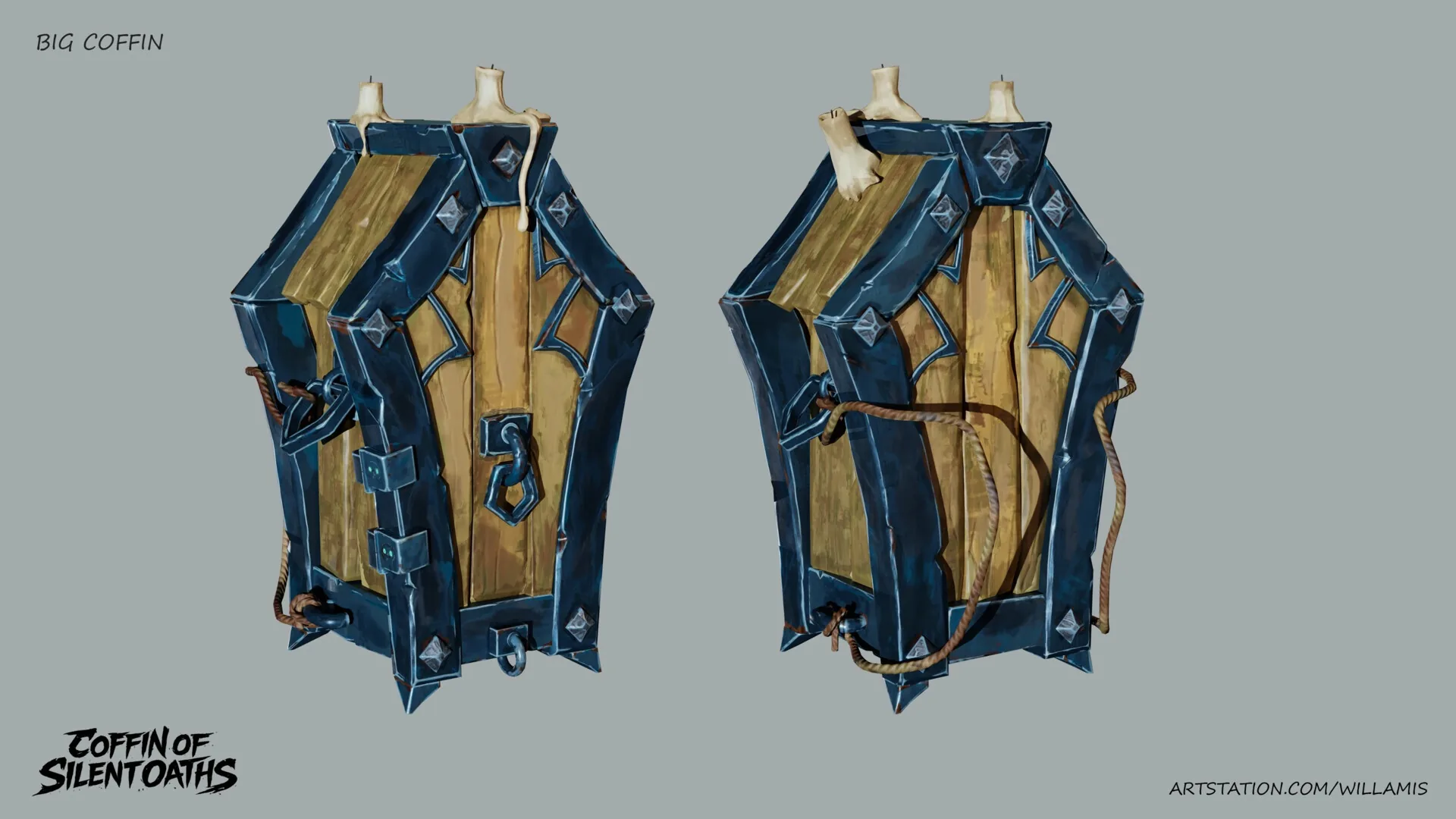 How to Turn the Concept of a Coffin into a Stylized and Detailed 3D Prop - изображение 2