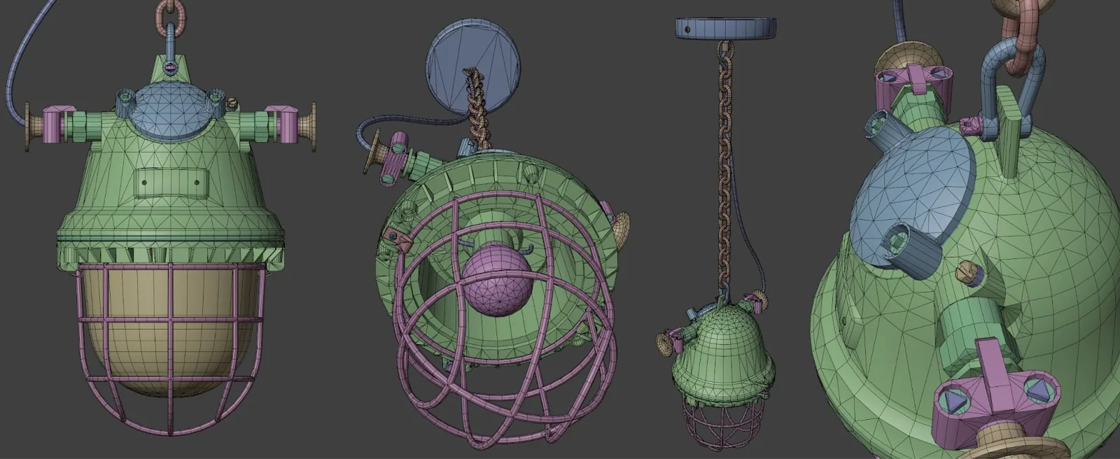Как создать металлическую лампу с износом с помощью Substance 3D Painter - изображение 10