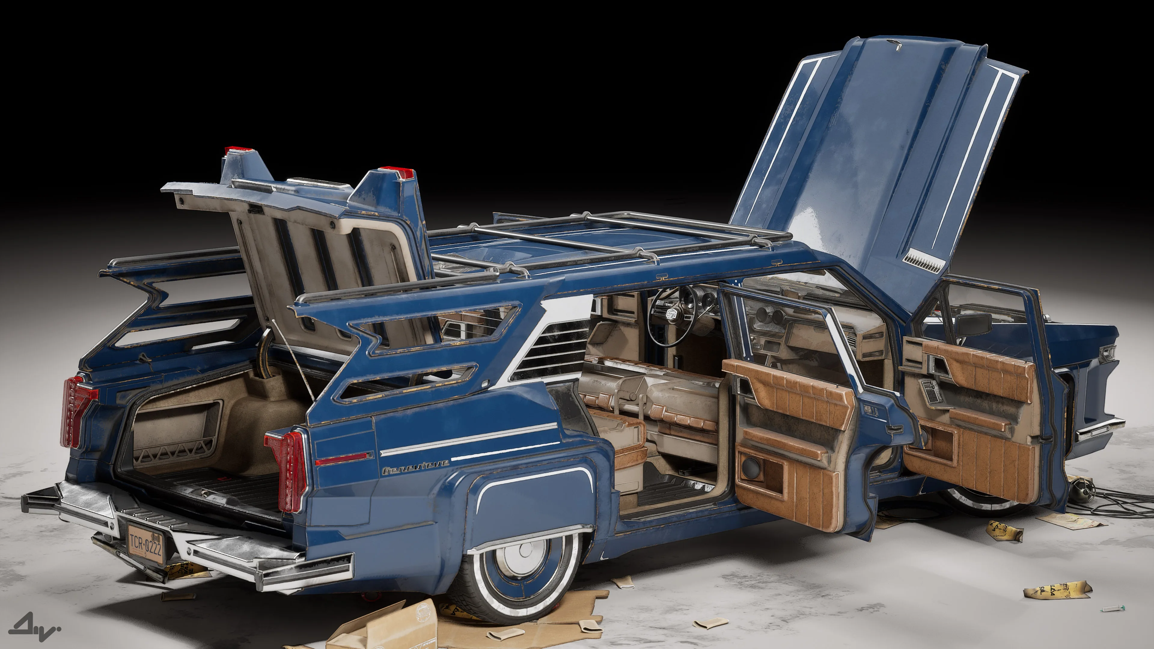 Создание 3D-автомобиля, похожего на седан, с использованием Unreal Engine 5 — изображение 12