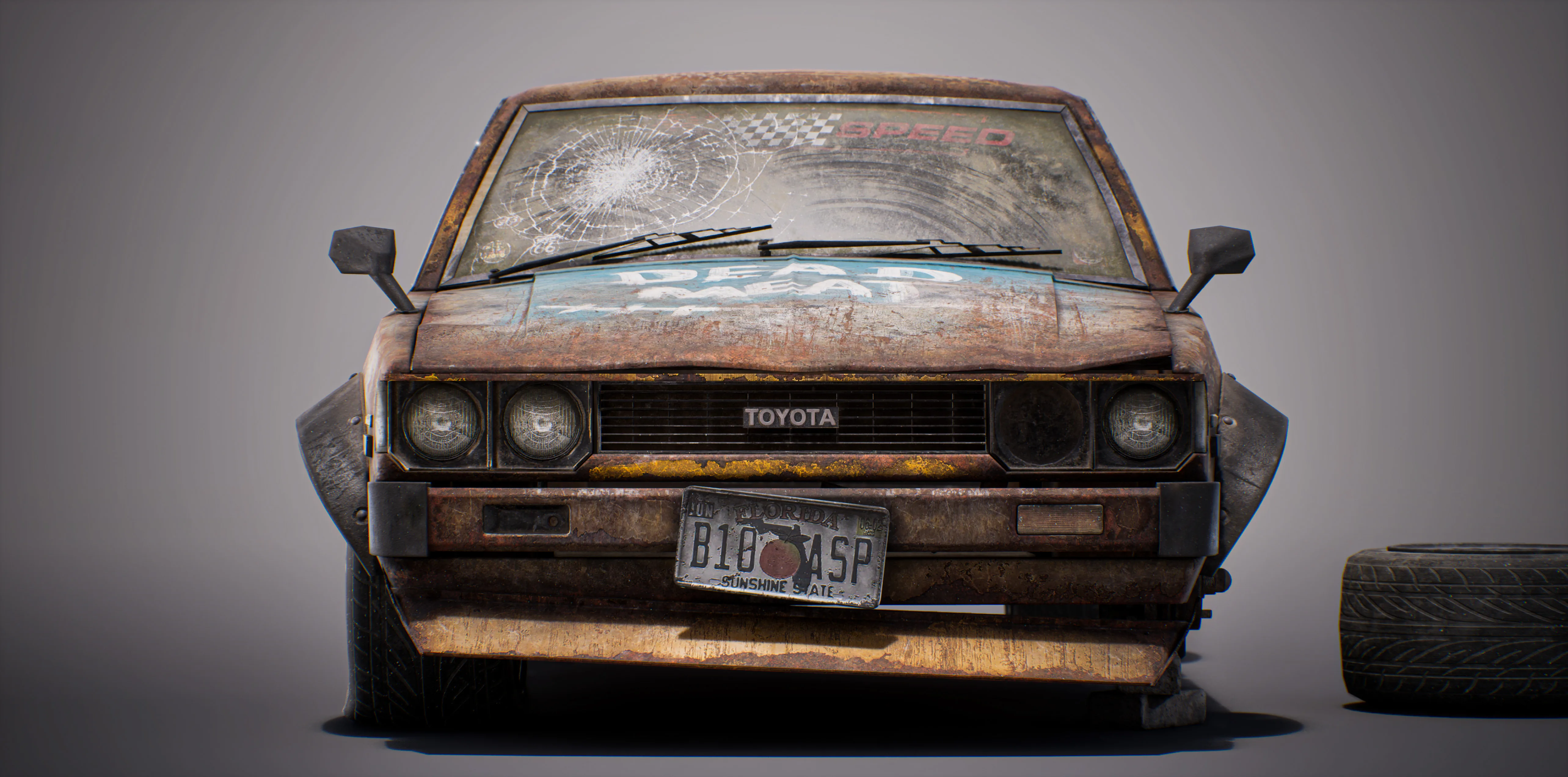 Telling the Story of Abandoned Toyota Corolla E70 in 3D - изображение 4
