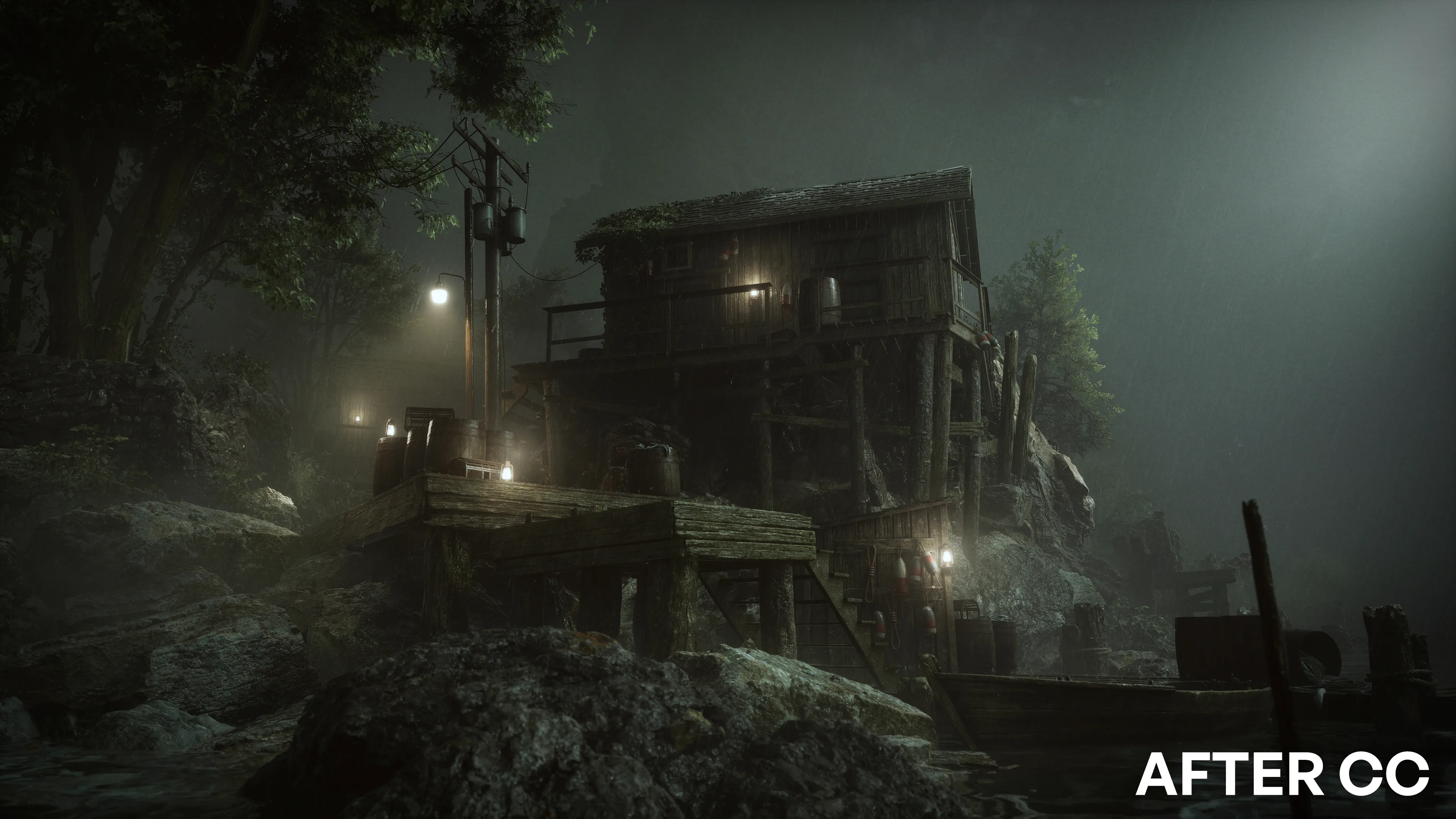 Building Moody Coastal Fisherman Cabin Scene In UE5 - изображение 25