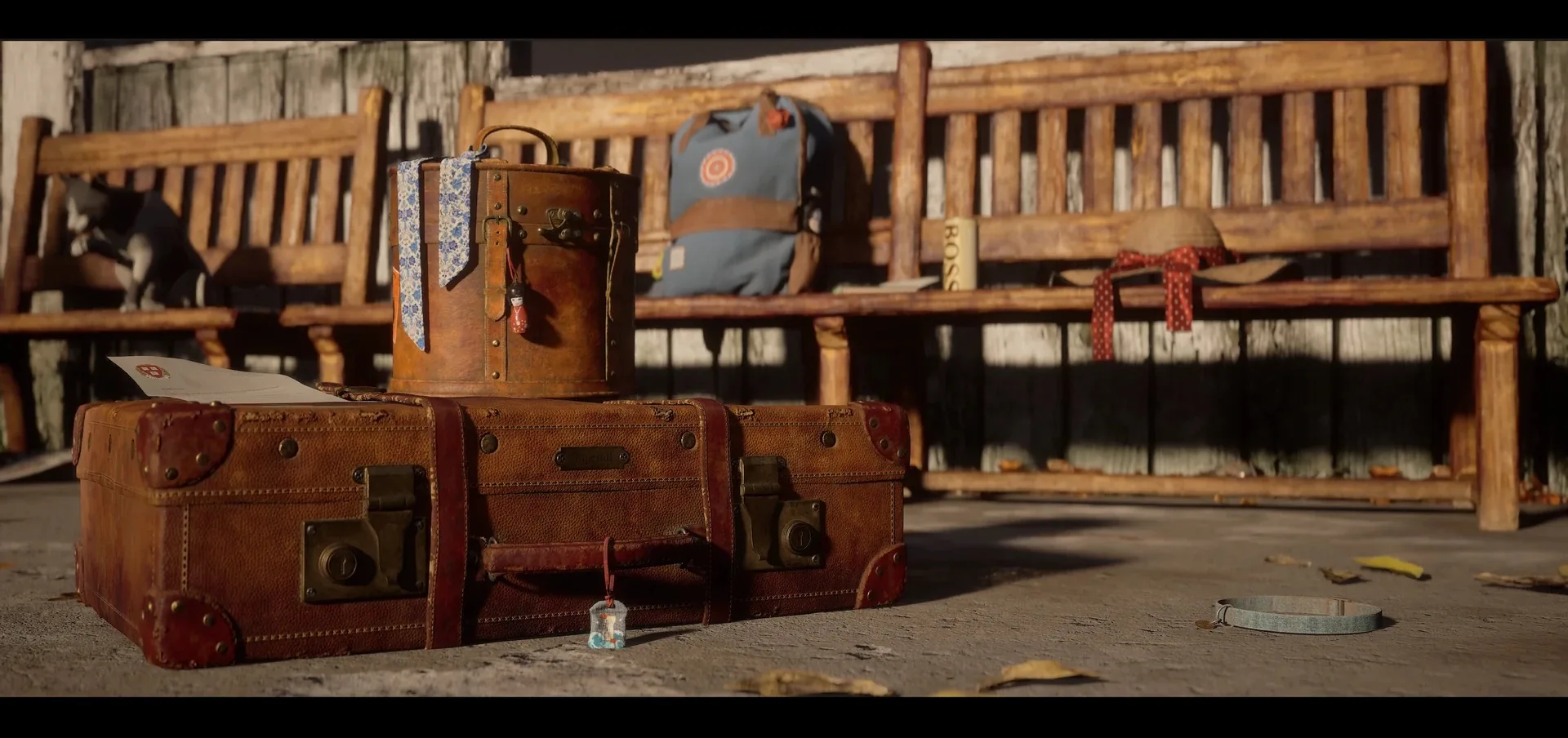 Telling A Story Through An Autumnal Rural Japanese Bus Stop 3D Diorama - изображение 4