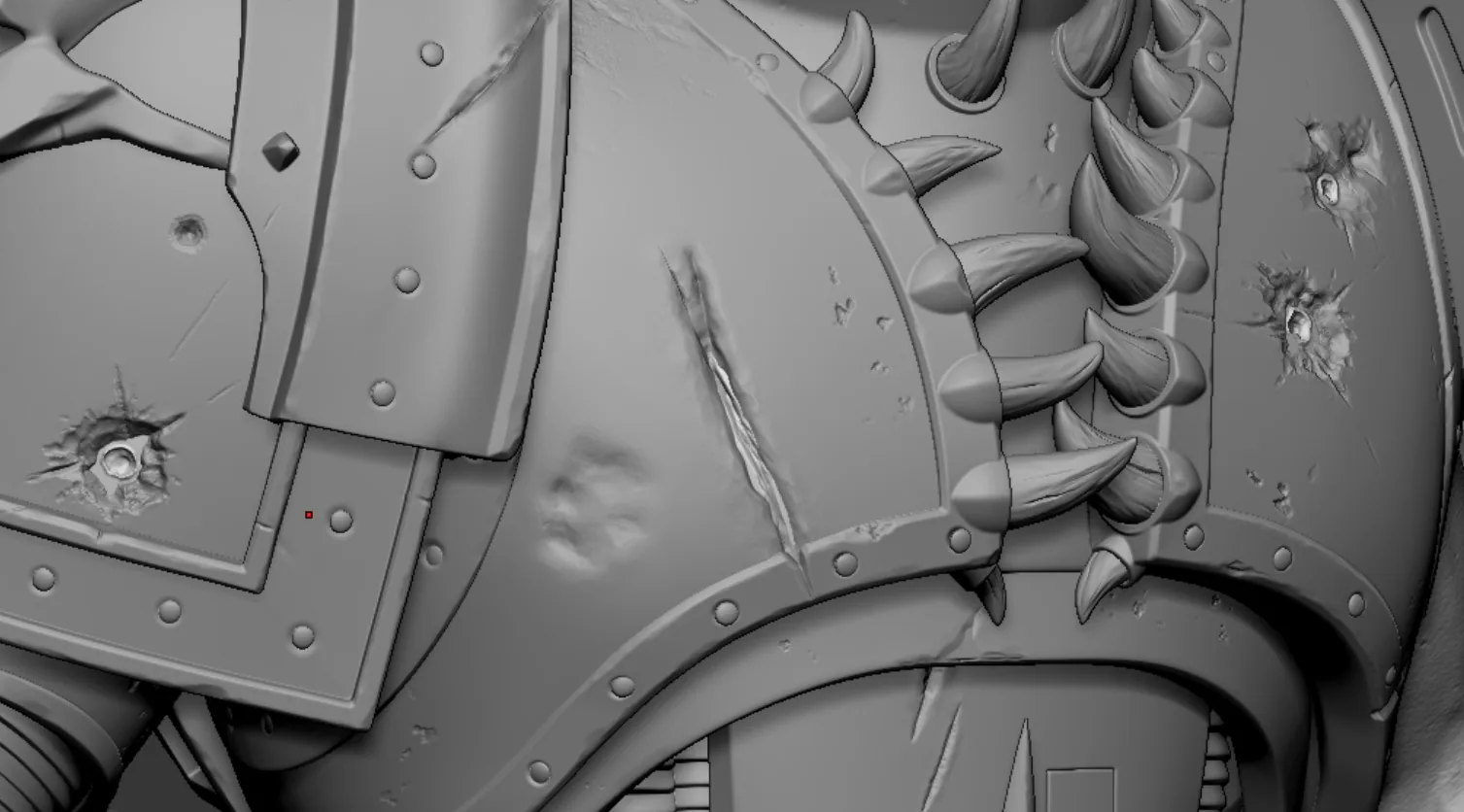 Game-Ready Fan Art Of Warhammer 40,000's Chaos Space Marine - изображение 15