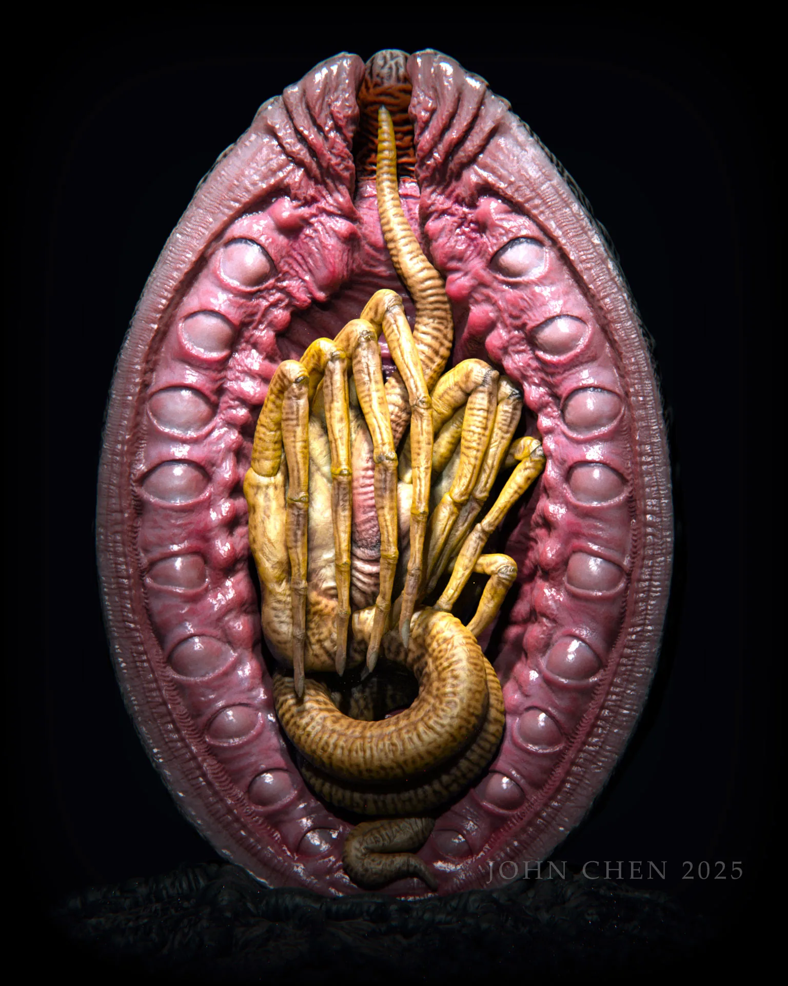 See How This Creepy Facehugger Egg from Alien Was Made in 3D - изображение 1