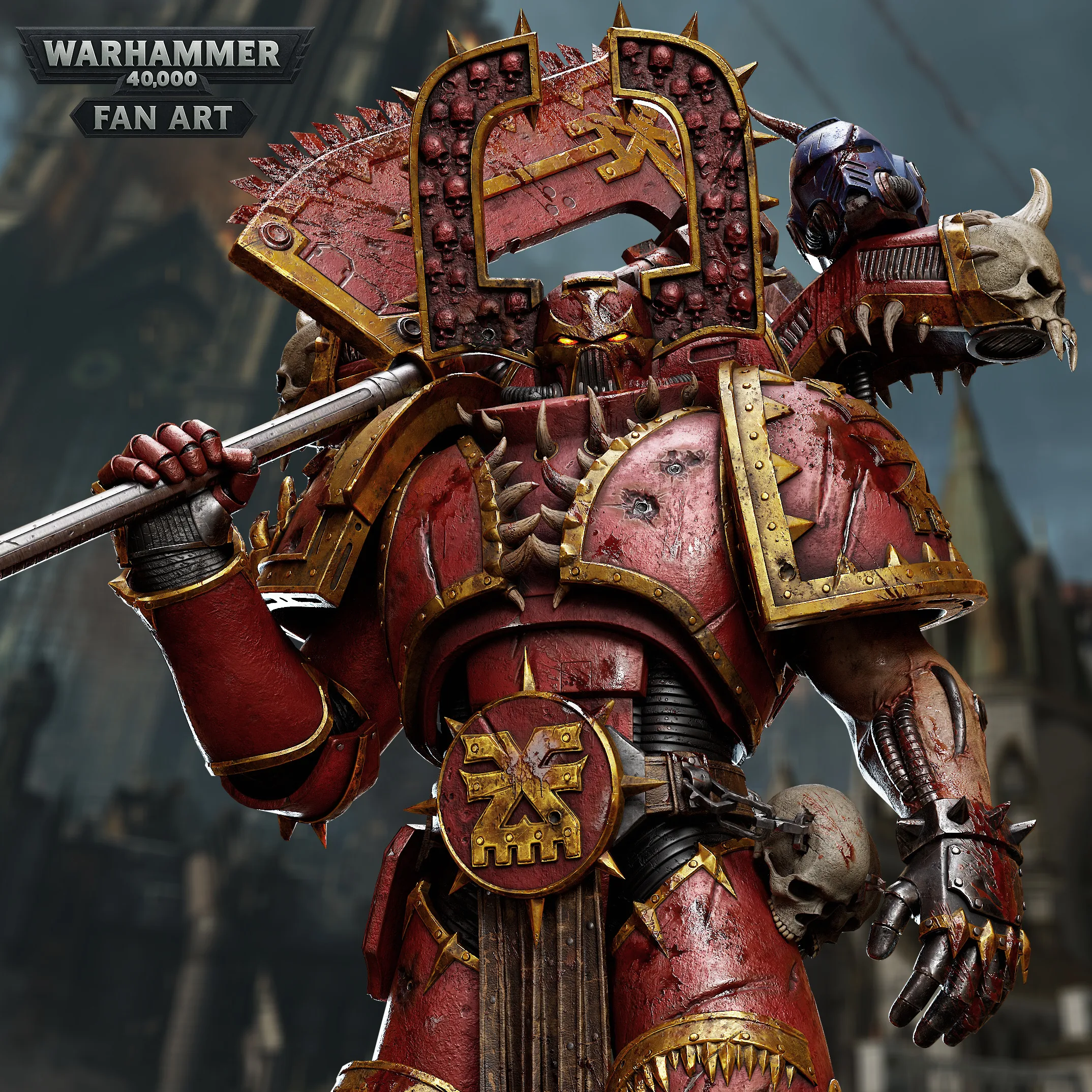 Game-Ready Fan Art Of Warhammer 40,000's Chaos Space Marine - изображение 1