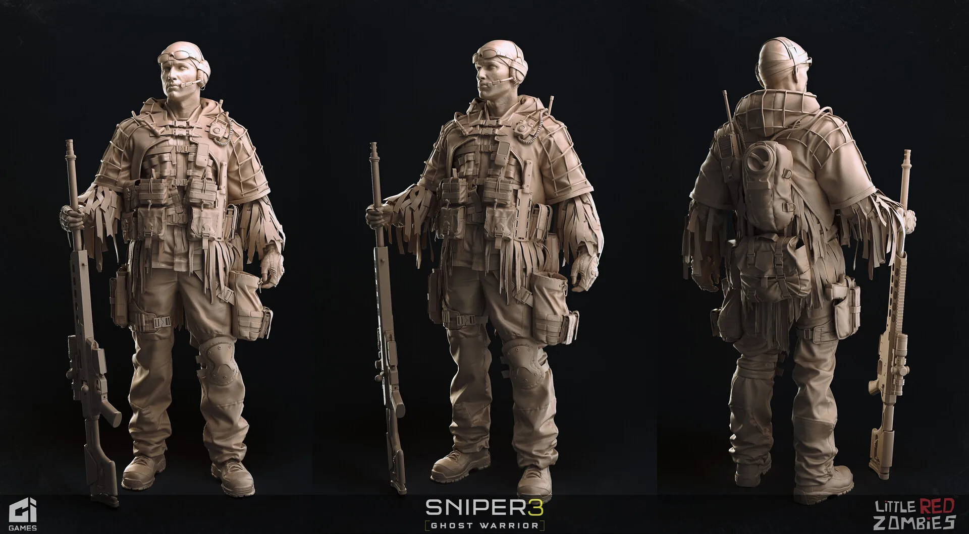 Фантастический рыцарь-оборотень в стиле Elden Ring, созданный с помощью ZBrush и UE5 — изображение 9
